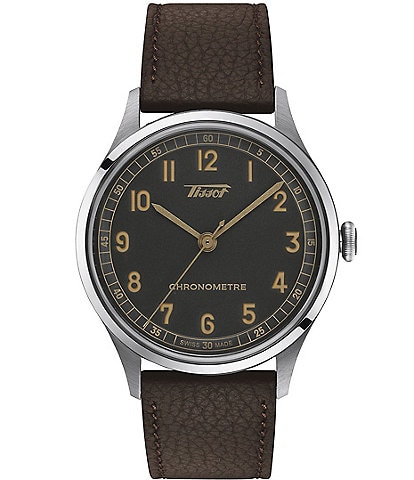 Tissot Men's Heritage 1938 Automatic Leather Strap Watch