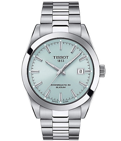 Tissot Men's Gentleman Powermatic 80 Automatic Stainless Steel Bracelet Watch