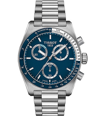 Tissot Men's Prs516 Quartz Chronograph Stainless Steel Bracelet Watch