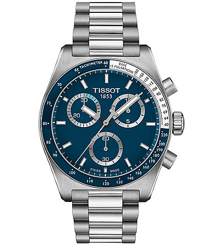 Tissot Men's Prs516 Quartz Chronograph Stainless Steel Bracelet Watch