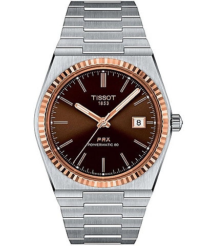 Tissot Men's PRX Powermatic Specialties Collection Automatic Stainless Steel Bracelet Watch