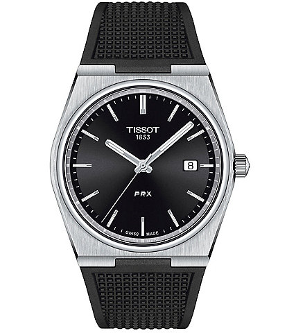 Tissot Men's Prx Quartz Analog Black Strap Watch