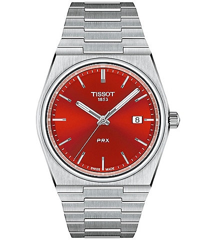 Tissot Men's Prx Tonneau Automatic Stainless Steel Bracelet Watch