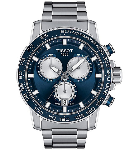 Tissot Men's Supersport Quartz Chronograph Stainless Steel Bracelet Watch