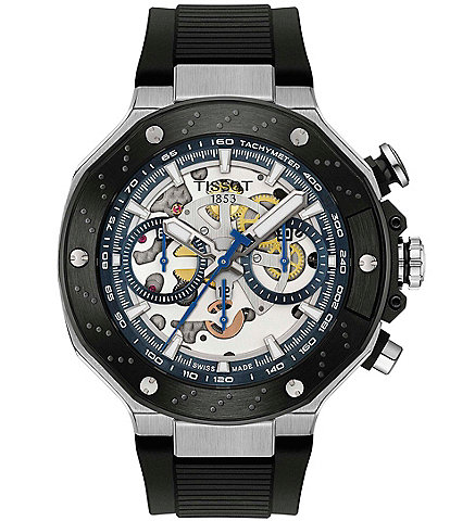 Tissot Men's T-Race Moto GP Automatic Black Silicone Strap Watch