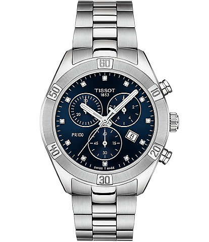 Tissot PR 100 Sport Chic Blue Dial Chronograph Watch