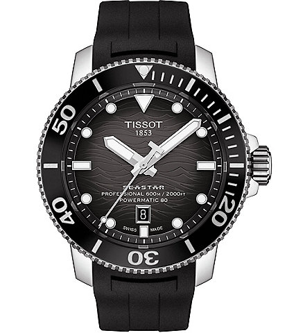 Tissot Seastar 2000 Professional Automatic Rubber Strap Watch