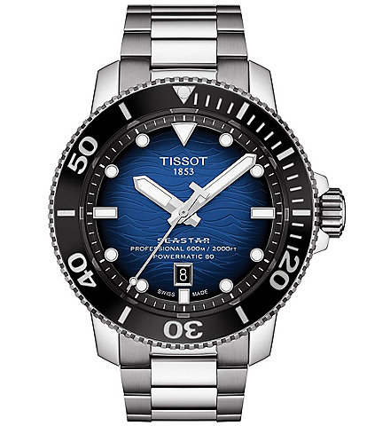 Men's Seastar 2000 Professional Powermatic Stainless Steel Bracelet Watch