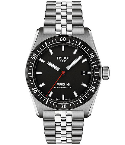 Tissot Unisex Pr516 Powermatic 80 Automatic Stainless Steel Bracelet Watch