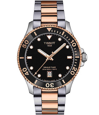 Tissot Unisex Seastar 1000 Quartz Analog Stainless Steel Bracelet Watch