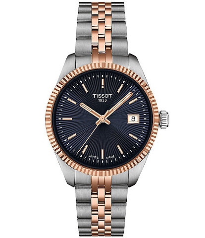 Tissot Women's Ballade Quartz Analog Two Tone Stainless Steel Bracelet Watch