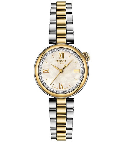 Tissot Women's Desire Quartz Analog Two Tone Stainless Steel Bracelet Watch