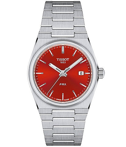Tissot Women's Prx Tonneau Quartz Analog Stainless Steel Bracelet Watch