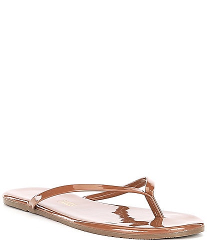 TKEES Foundations Gloss Patent Leather Thong Sandals