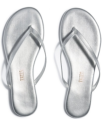 TKEES Lilly Metallics Leather Thong Sandals