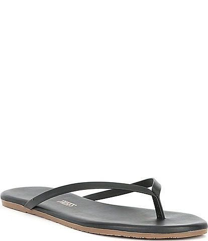 TKEES Lilly Liners Leather Thong Sandals
