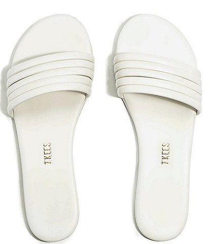TKEES Serena Leather Slide Sandals