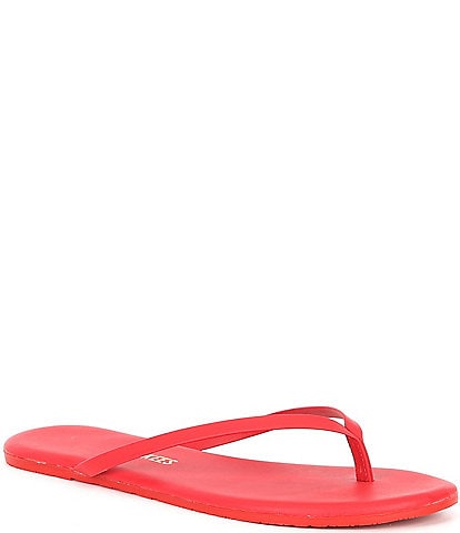 TKEES Solids Leather Thong Sandals