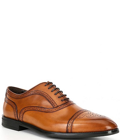 To Boot New York Men's Phelps Cap Toe Leather Lace-Up Oxfords