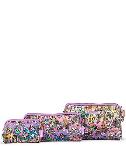 Tokidoki x JuJuBe Be Set 3-Piece Pouch Set -Toki Tiki Edition