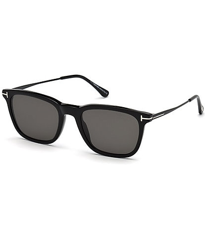 TOM FORD Men's Arnaud 53mm Wayfarer Polarized Sunglasses