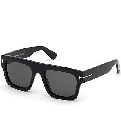 TOM FORD Men's Fausto 53mm Geometric Sunglasses