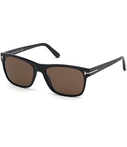 TOM FORD Men's Giulio 57mm Square Sunglasses