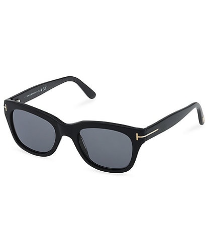 TOM FORD Men's Snowdon 52mm Geometric Polarized Sunglasses
