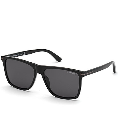 TOM FORD Unisex Fletcher 59mm Rectangle Sunglasses