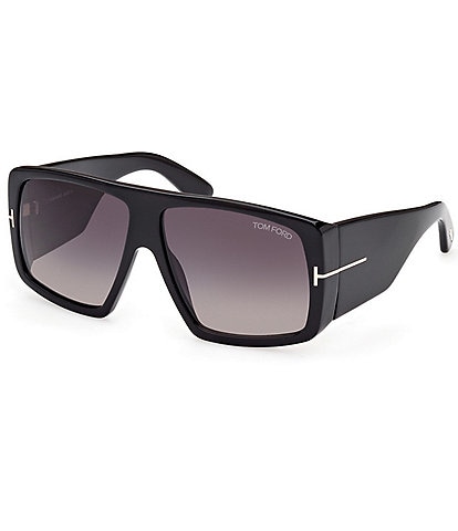 TOM FORD Unisex Raven 60mm Square Sunglasses
