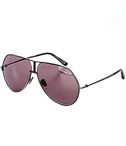 TOM FORD Unisex Rickie 63mm Navigator Sunglasses