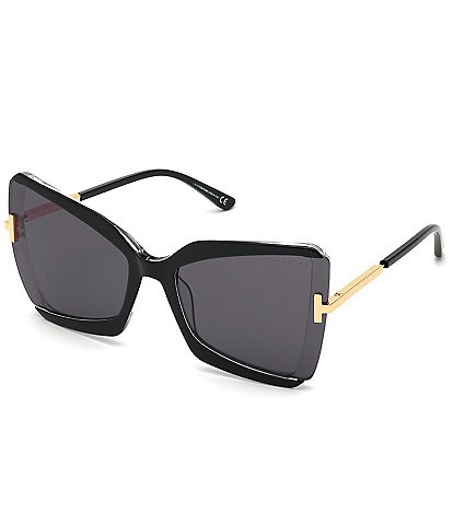 TOM FORD Women's Gia 63mm Butterfly Sunglasses