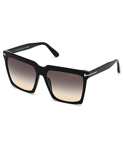 TOM FORD Women's Sabrina 58mm Square Sunglasses