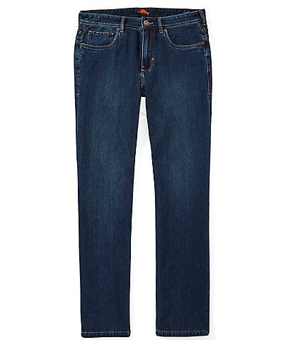 Silver Jeans Co. Gordie Loose Fit Straight Leg Dark Eco Washed Blue Jeans |  Dillard's