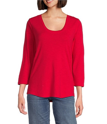 Tommy Bahama Ashby Isles Knit Scoop Neck 3/4 Sleeve T-Shirt