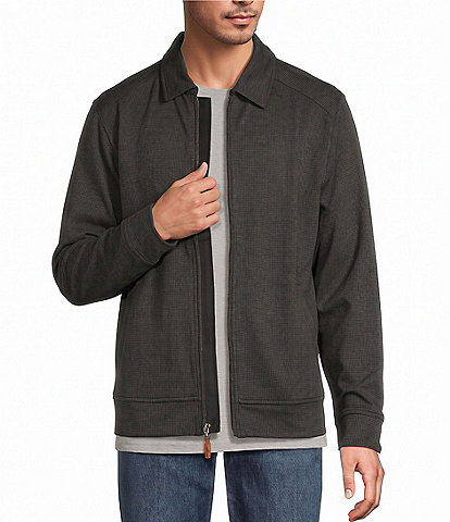 Tommy Bahama Astoria Full Zip Houndstooth Jacket