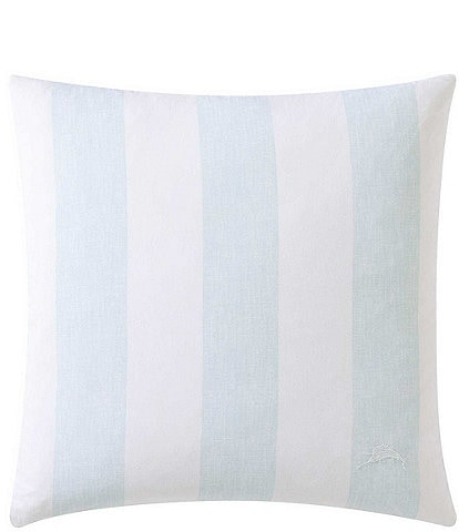 Tommy Bahama Awning Striped Square Throw Pillow