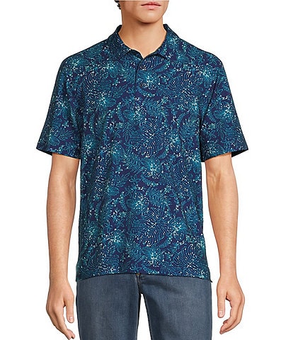 Tommy Bahama Bahama Coast Azul Burst Short Sleeve Polo Shirt