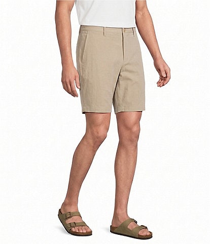Tommy Bahama Bahama Coast Flat-Front 9 #double; Inseam Shorts