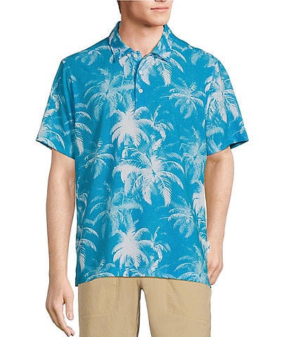 Tommy Bahama Bahama Coast Palm Burst Short Sleeve Polo Shirt