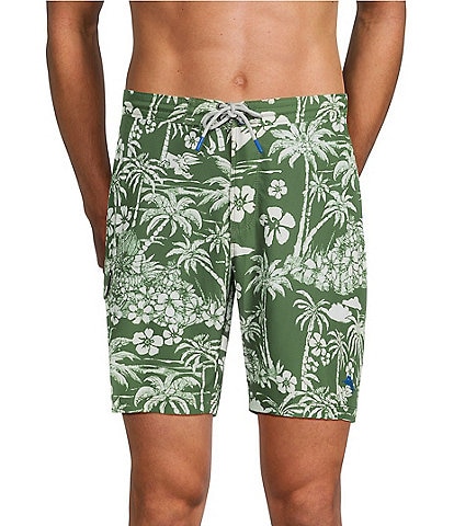 Tommy Bahama Baja Palms Paradise 8#double; Board Shorts
