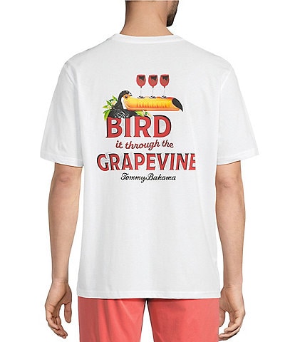 Tommy Bahama Big & Tall Bird It Through The Grapevine Short Sleeve T-Shirt