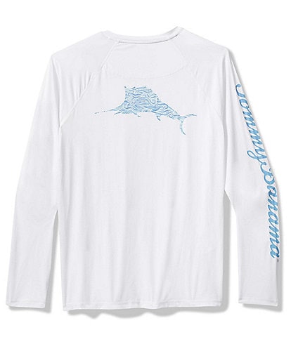 Tommy Bahama Big & Tall Chill Time Surf Long Sleeve T-Shirt