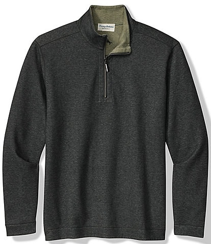Tommy Bahama Big & Tall Flipview Half-Zip Pullover