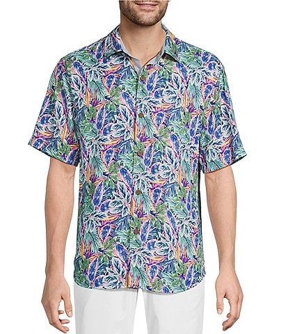 Tommy Bahama Big & Tall Forever Fuego Short Sleeve Woven Shirt