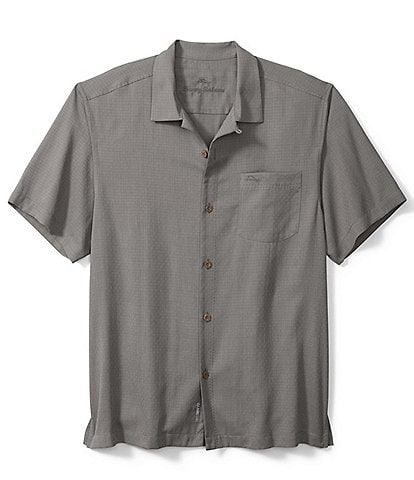 Tommy Bahama Big & Tall IslandZone Coastal Breeze Check Short Sleeve Woven Shirt