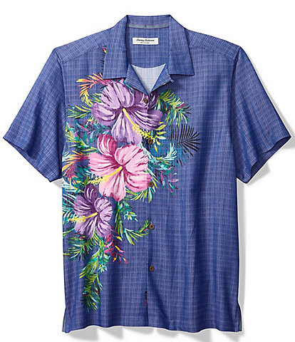 Tommy Bahama Big & Tall IslandZone® Mojito Bay Flora Cres Short Sleeve Woven Shirt