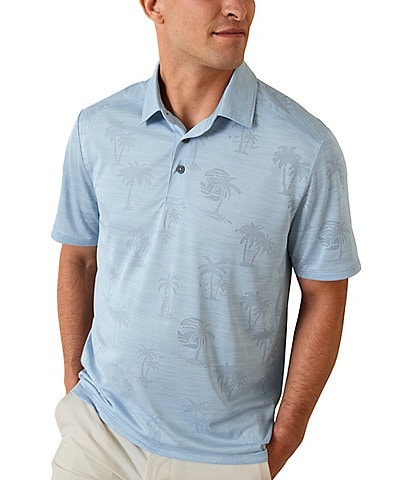 Tommy Bahama Big & Tall IslandZone Palm Coast Palmera Short Sleeve Polo Shirt