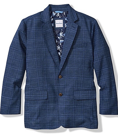 Tommy Bahama Big & Tall Latigo Glenn Plaid Blazer