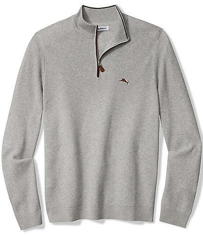 Tommy Bahama Big & Tall Marlin Magic Half Zip Pullover